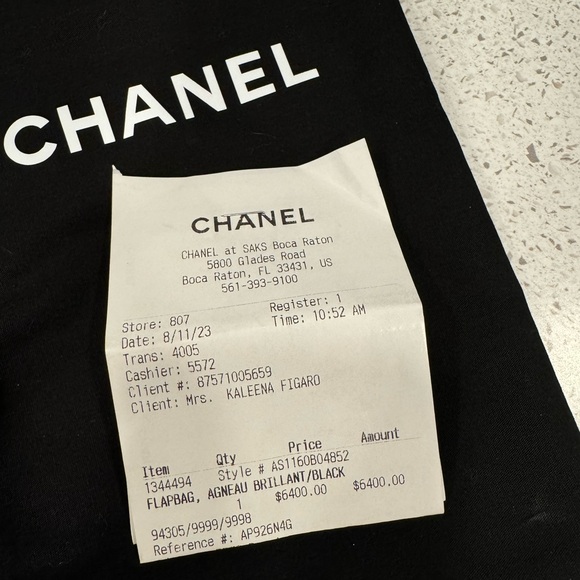 Chanel 19 Black Quilted Leather Bag with Gold and Silver Chain - Picture 7 of 8